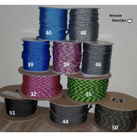 ONTWERP UW EIGEN 10 STRAND WIDE ROUND BRAID SLEUTELHANGER 